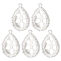 Pikkukuva 4 / 8: 5 kpl Alloy Riipus Pohja Korujen Valmistus Riipus Kehys Hartsimuotit Riipus Tarjotin DIY-käyttöön