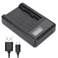 Miniatyrbillede 2 af 8: SEIVI NP FZ100 LCD Opladningsdisplay USB Enkelt Slot Kamera Batterioplader til Sony A7RIII A7R3 A9 7RM3