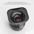 Miniatyrbillede 6 af 6: Firkantet modlysblænde til DV-videokamera Digitalt videokameraobjektivfilter (40,5 mm)