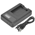 Miniatyrbild 3 av 8: SEIVI NP FW50 Batteriladdare för kamera LCD Laddningsdisplay för Sony A6000 A6300 A6500 A7r A7 Enkelplats