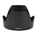 Miniatyrbillede 1 af 8: EW-83J ABS Mount Modlysblænde Erstatning til Canon EF S 17-55mm f 2.8 IS USM