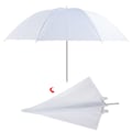 Miniatyrbillede 8 af 8: 83 cm Gennemskinnelig Hvid Soft Paraply til Fotostudie Flash Lys Diffuser Softlight