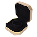 Miniatyrbillede 4 af 8: LED Armbånd Opbevaringsboks Bærbar Elegant Smykker Armbånd Display Case Organizer til Bryllupsforslag Guld