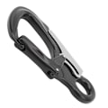 Miniatyrbillede 4 af 8: Camnal AutoLock D Låsende Snap Aluminium Snap Lås Krog Clip til Klatring i Klipper og Træer (Sort)