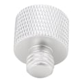 Miniatyrbild 5 av 8: Mikrofonstativadapter 5/8 tum hona till 3/8 tum hane skruvgängadapter för mikrofonstativfäste Silver