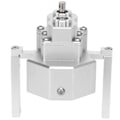 Miniatyrbillede 3 af 8: 313 mm Akselafstand Metal Chassis Ramme Front Gearkasse Passer til 1/10 RC Crawler Bil Dele Sølv