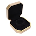 Miniatyrbillede 2 af 8: LED Armbånd Opbevaringsboks Bærbar Elegant Smykker Armbånd Display Case Organizer til Bryllupsforslag Guld