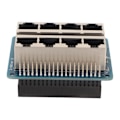 Pikkukuva 4 / 8: GPIO-liitäntäkortti Professional 8 RJ45-porttia 40-nastainen virranjakelukortti RPi 1A+ 1B+ 2B 3B 3B+ 3A+ 4B:lle