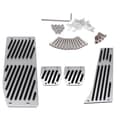 4st Bil Manuell Växellåda Koppling Broms Fotstöd Pedal Pad för 1 3 5 7 X1-serien E30 E32