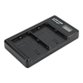 Miniatyrbillede 2 af 8: LCD Dobbelt USB-oplader med TypeC-interface til LPE6 Model Kamera Batterioplader