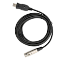 Pikkukuva 8 / 8: Mikrofonin muunninkaapeli USB - XLR-sovitinjohto äänikortilla musiikki-instrumenttien äänitykseen karaokeen