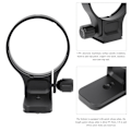 Miniatyrbillede 7 af 8: IS-SM1560C Metal Lens Support Tripod Mount Ring med Quick Release Plate til Sigma 150-600mm f5-6.3DG OS HSM C Lens