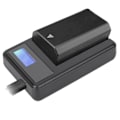 Miniatyrbillede 6 af 8: SEIVI LP E12 Kamera Batteri LCD Opladningsdisplay USB Intelligent Desktop Opladere til Canon EOS 100D EOS M EOS M2 EOS M10 Enkelt Slot