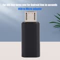 Miniatyrbild 2 av 6: Type-C till Micro USB Adapter Konverterare (Svart)