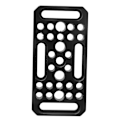 Miniatyrbillede 3 af 8: Aluminiumlegering Video Switching Cheese Expansion Plate Kamera Easy Plate til DSLR-kamera