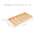 Miniatyrbillede 7 af 8: 6 rum Solbrille Display Boks Smykke Display Organizer Bakke