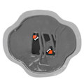 Miniatyrbillede 7 af 8: 10 stk. 115 mm Bil Naturgummi Dæk Punktering Reparation Kold Lap Slangeløse Lapper