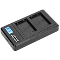 Miniatyrbillede 5 af 8: LCD-skærm Lithium Batteri Dobbelt Oplader USB Opladningsbase til NPFW50