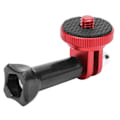 Miniatyrbild 2 av 8: Kamerafäste Adapter Aluminiumlegering Förlängningsarm Tillbehör för Insta360 ONE X/X2 Röd