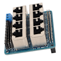 Pikkukuva 8 / 8: GPIO-liitäntäkortti Professional 8 RJ45-porttia 40-nastainen virranjakelukortti RPi 1A+ 1B+ 2B 3B 3B+ 3A+ 4B:lle