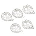 Pikkukuva 5 / 8: 5 kpl Alloy Riipus Pohja Korujen Valmistus Riipus Kehys Hartsimuotit Riipus Tarjotin DIY-käyttöön