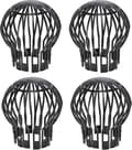 Miniatyrbillede 1 af 2: Sæt med 4 tagrendeklemmer, ca. 13,2 x 14,5 cm (diameter x højde)