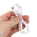 Miniatyrbild 4 av 8: 100CM Vit USB-laddningskabel Typ C Gränssnitt Överföring Snabbladdning Datakabel för DJI OSMO ACTION Actionkamera
