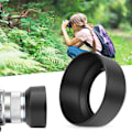 Miniatyrbillede 5 af 8: LH-40B Kvalitets Bærbar Kameraobjektivhætte i Plast til Olympus M.ZUIKO 45mm f1.8 (sort)