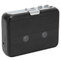 Miniatyrbillede 7 af 8: TON007B Bluetooth Kassetteafspiller med Hovedtelefon Auto Reverse Funktion Stereo Kassetteafspiller Sort