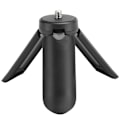 Miniatyrbillede 2 af 8: Mini Skridsikker Desktop Tripod med 1/4 tommer Skrue Universal til Smartphone Action Kamera Holder (Sort)