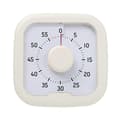 Visuell nedräkningstimer för köksmöten Tyst magnetisk timer Lättläst display 60 minuters klassrumsinlärningstimer White