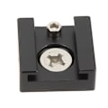 Miniatyrbillede 8 af 8: Cold Shoe Mount Adapter med 1/4in skrue til kamerabur lommelygte monitor mikrofon