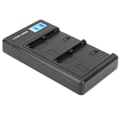 Miniatyrbillede 5 af 8: Bærbar kamera batterioplader til LPE6 USB kamera dobbeltoplader med LCD-display