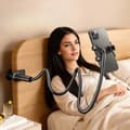 360° justerbar svanehals telefon- og tablet-holder – 70 cm klemstativ til skrivebords- og sengebrug