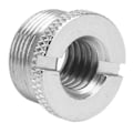 Miniatyrbild 2 av 8: 3/8 tum hona till 5/8 tum hane Skruvar Gängadapter för mikrofonstativ för mikrofonfäste Silver F19A