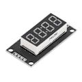 Miniatyrbild 7 av 8: LED Segment Display Module 0.36in 4-siffrig 7-segments TM1637 Klockdisplaymodul LED Digital Tube