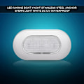 Miniatyrbillede 2 af 8: Rustfrit stål 12V 2835SMD LED Anker Agterstavn Transom Lys Lampe til RV Båd Marine Yacht