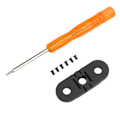 Miniatyrbillede 3 af 8: Udskiftnings foldbare fingre Tripod Mount Base Adapter Aluminium Connector til Hero 10/9/8 Motion Camera