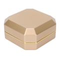 Miniatyrbillede 1 af 8: LED Armbånd Opbevaringsboks Bærbar Elegant Smykker Armbånd Display Case Organizer til Bryllupsforslag Guld