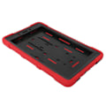 Miniatyrbild 6 av 8: Mjuka surfplattfodral Lätt Vikt Flera Färger Handsfree Skyddsfodral för Galaxy Tab A Dator Röd