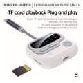 Miniatyrbillede 2 af 10: Lydadapter til samtidig transmission og modtagelse, fly Bluetooth-adapter Bluetooth-sender til tv til trådløse hovedtelefoner