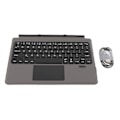 Miniatyrbild 1 av 8: Trådlöst tangentbord BT5.0 Ultra Slim Touchpad PU Läder Enkel Kontroll Snabb Respons Tablet Tangentbord för Go 1 2 3 Med Färgglad Bakgrundsbelysning (450mAh Batteri)