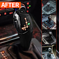 Miniatyrbillede 7 af 8: Elektrisk LHD Automatisk LED Gear Shift Knob Retrofit Kit Passer til BMW E46 E60 E61 Refit til F30 Style Glossy Black
