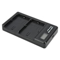 Miniatyrbillede 4 af 8: LCD Dobbelt USB-oplader med TypeC-interface til LPE6 Model Kamera Batterioplader