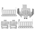 Miniatyrbillede 2 af 8: 5 stk. RC Crawler Chassis Armor Plate Dele Passer til Traxxas TRX4 Bronco G500 1/10 RC Bil