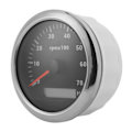Miniatyrbillede 3 af 8: 85 mm omdrejningstæller 0-7000 o/min justerbar 7 farve baggrundsbelysning til bilbådsmotor 9-32V DCBlack