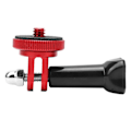 Miniatyrbild 3 av 8: Kamerafäste Adapter Aluminiumlegering Förlängningsarm Tillbehör för Insta360 ONE X/X2 Röd