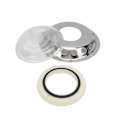 Miniatyrbillede 5 af 8: Ventilationsvindue i rustfrit stål, marine hardware samling, transparent center til skibe