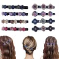 Hårnål - 8 stycken - Hårnålar - Hårklämma - Håraccessoar - Med strass - Hårmode - Sommar - Prinsesshår