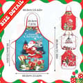 Miniatyrbilde 4 av 7: Juleforkle - Juleforkle - 4 juleforklær for kvinner og menn - Fine og originale forklær til jul
